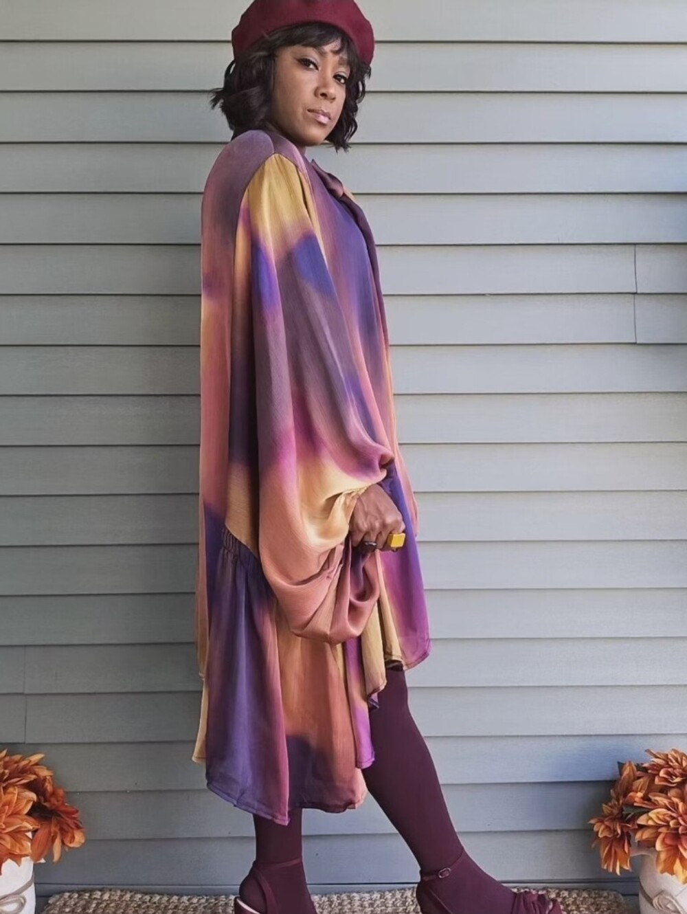 Multi Color Tunic Dress - Picture 8 of 11